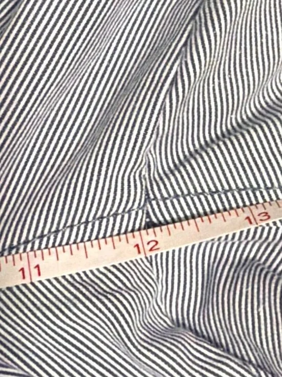 Lee Comfort Waistband Womens Striped Cargo Shorts Size 16 Medium Cotton Blend - Picture 5 of 6